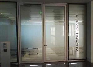 Etched glass effect vinyl