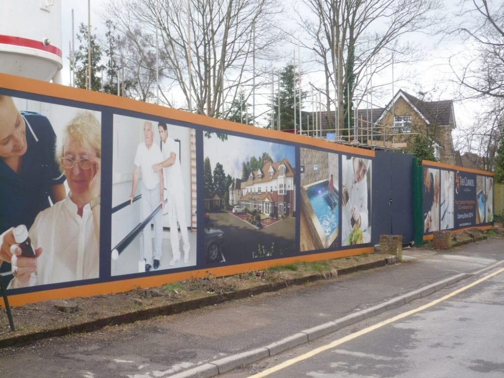 Taking Advantage of Building Site Hoardings for Advertising. 