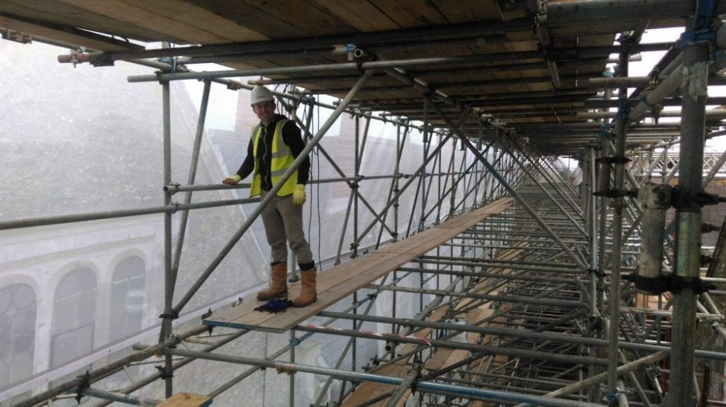 behind the mesh wrap