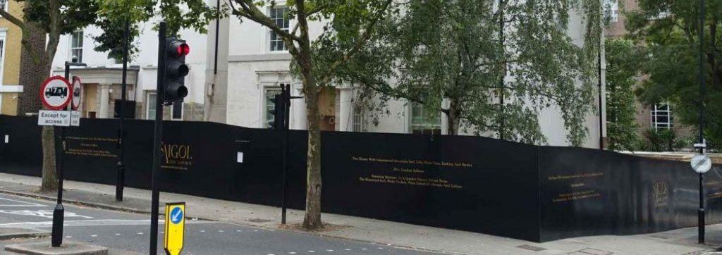 Printed hoarding Panels