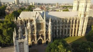 Westminster Abbey Drone video