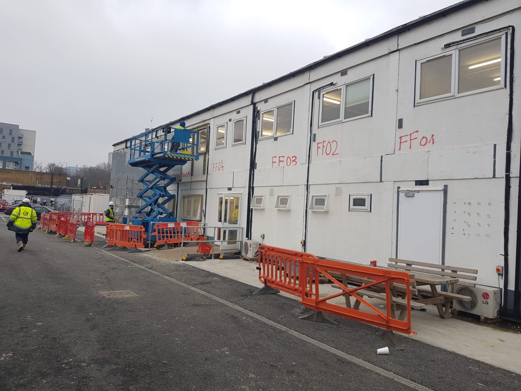 Installation of cabin wrap