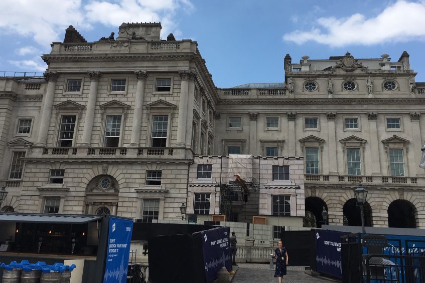 building wraps installation