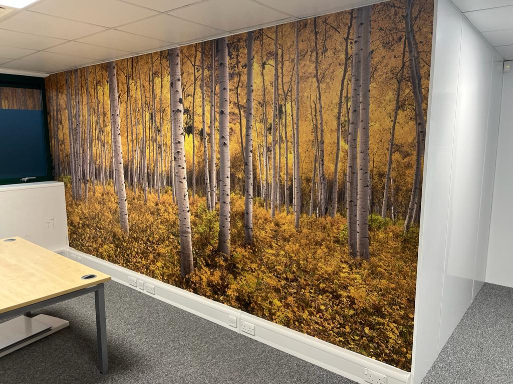 Digitally printed wallpaper 