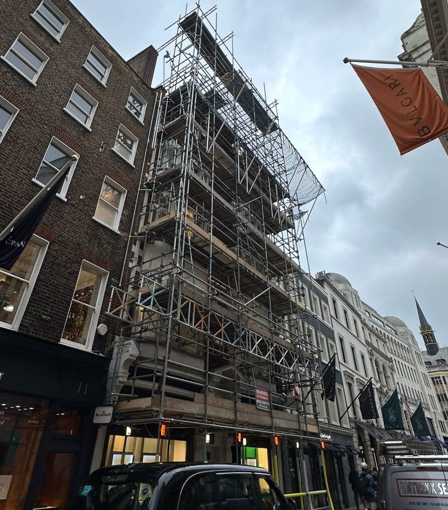 Printed scaffold wrap 