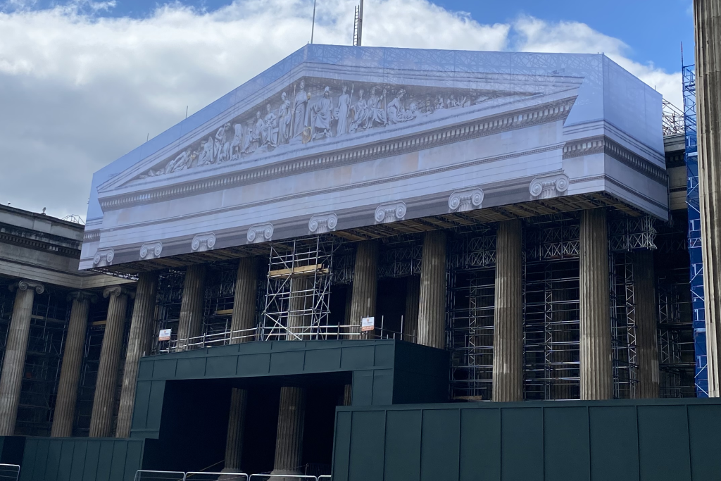 Trompe l’oeil Scaffolding and Hoardings