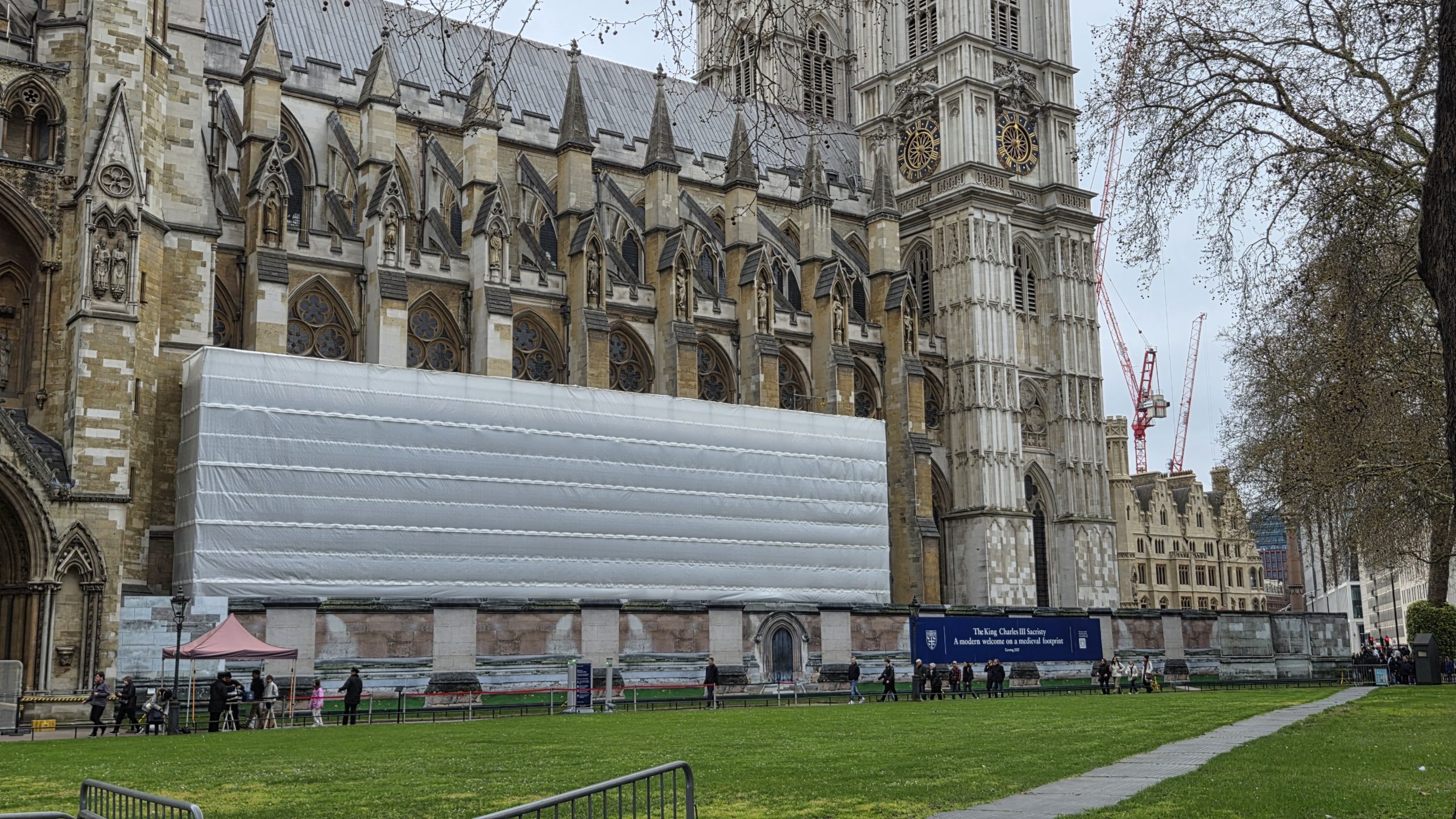 Westminster Abbey Printed Hoarding
