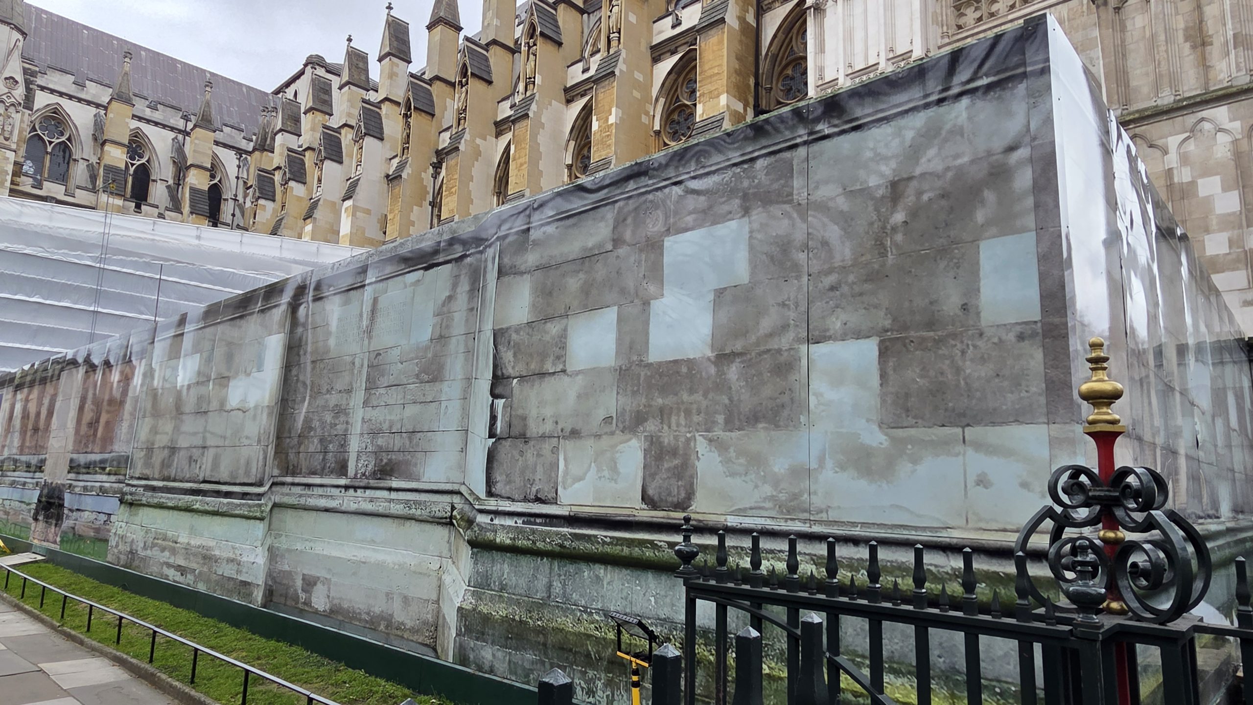 Westminster Abbey Printed Hoarding 