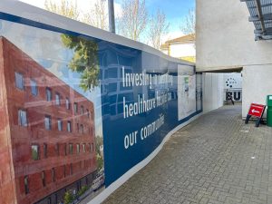 hospital construction hoarding