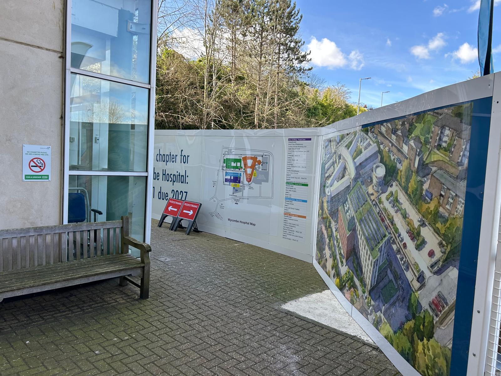 hospital construction hoardings